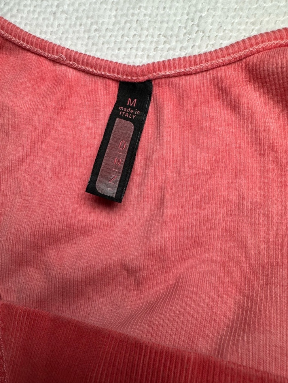 Inizio Made in Italy 100% Linen Sleeveless Midi Dress - Pink/Coral - Size M - Picture 5 of 8